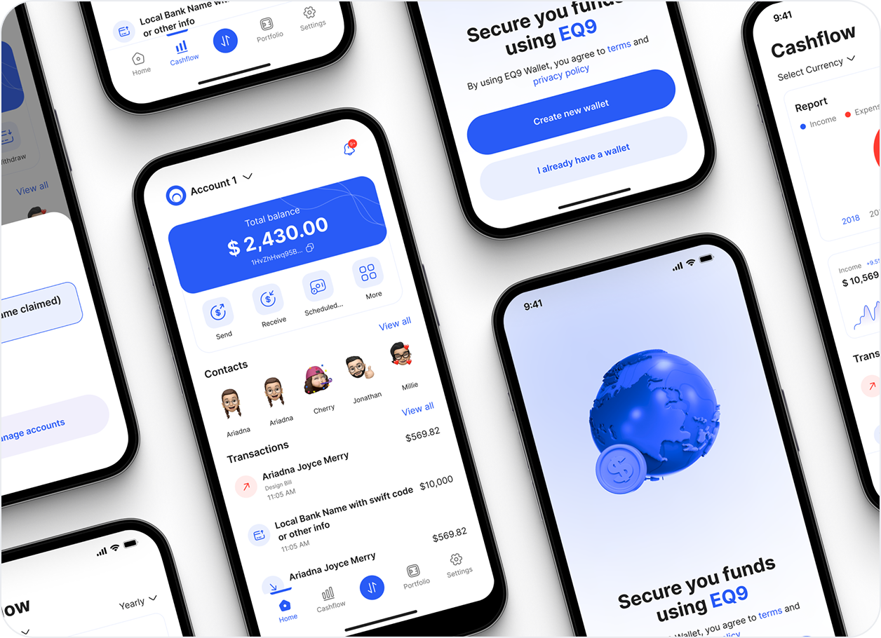 EQ9 mobile app showcase