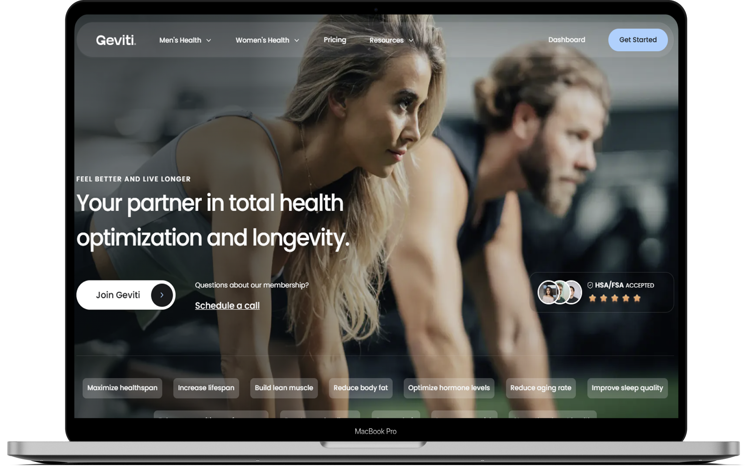 GeviH Health Dashboard Preview