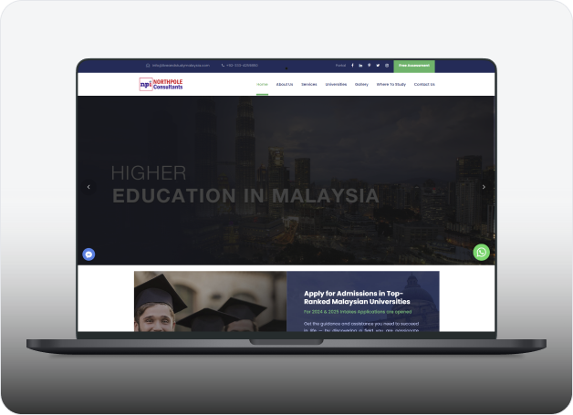 Live and Study Malaysia website